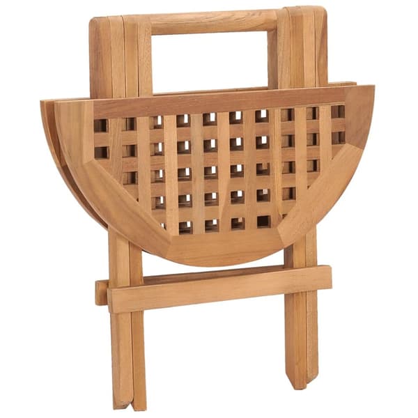 Foldbart havebord 50x50x50 cm massivt teaktræ - Havebord - Haveborde - Home & Living