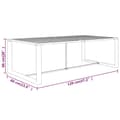 Pikkukuva 6 / 6: Ulkoruokapöytä antrasiitti 120x60x66 cm alumiini - Ulkoruokapöytä - Ulkoruokapöydät - Home & Living
