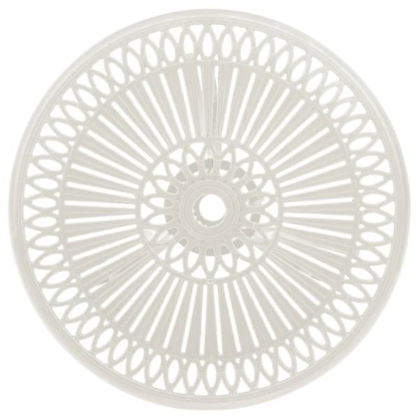 Havebord 62x62x65 cm støbt aluminium hvid - Havebord - Haveborde - Home & Living