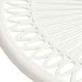 Miniatyrbillede 5 af 7: Havebord 62x62x65 cm støbt aluminium hvid - Havebord - Haveborde - Home & Living