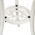Miniatyrbillede 6 af 7: Havebord 62x62x65 cm støbt aluminium hvid - Havebord - Haveborde - Home & Living