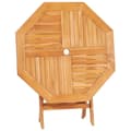 Miniatyrbild 7 av 9: Hopfällbart trädgårdsbord 85x85x76 cm massiv teak - Matbord - Trädgårdsbord - Home & Living
