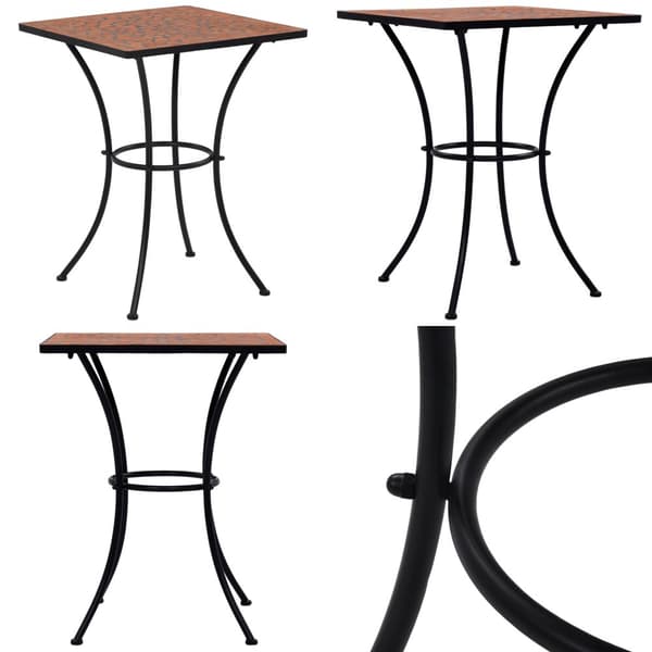 Mosaiikkibistropöytä terrakotta 60 cm keramiikka - Pöytä - Pöydät - Home & Living