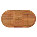 Miniatyrbillede 5 af 10: Havebord 200x100x75 cm massivt eukalyptustræ - Havebord - Haveborde - Home & Living