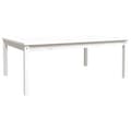 Miniatyrbillede 3 af 9: Havebord 121x82,5x45 cm massivt fyrretræ hvid - Havebord - Haveborde - Home & Living