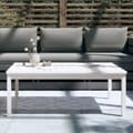 Miniatyrbillede 4 af 9: Havebord 121x82,5x45 cm massivt fyrretræ hvid - Havebord - Haveborde - Home & Living