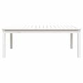 Miniatyrbillede 6 af 9: Havebord 121x82,5x45 cm massivt fyrretræ hvid - Havebord - Haveborde - Home & Living
