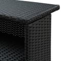 Miniatyrbillede 8 af 10: Barbord til haven 120x55x110 cm polyrattan sort - Barbord - Barborde - Home & Living