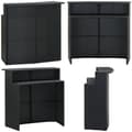 Miniatyrbillede 1 af 10: Barbord til haven 120x55x110 cm polyrattan sort - Barbord - Barborde - Home & Living