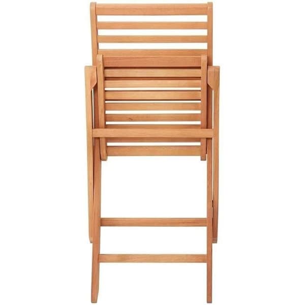 Trädgårdsmatsalsset för 4-6 personer - Eucalyptus FSC - Utdragbart bord 120/180 x 80 cm + 6 fällbara stolar