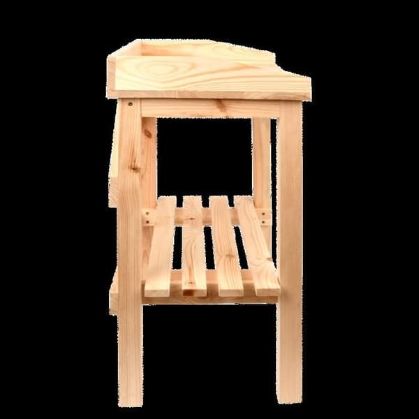 Krukbord för barn - Furu - L 48 x D 32,2 x H 60,8 cm - Huvudfärg: Beige