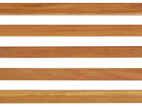Puutarhapöytä vaalea akasiapuu 120 x 70 x 70 cm neljän hengen suorakulmio moderni rustiikkinen tyyli