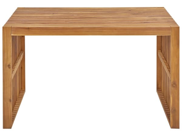 Trädgårdsmatbord Ljust Akacia Massivt Trä 120 x 70 cm 4-sits Rektangulärt Inomhus Utomhus Rustik
