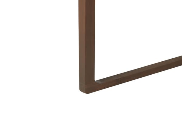 Spisebord Mørkt Spisebord Akasietre 180 x 90 cm Rektangulær Topp Rustikk Stil