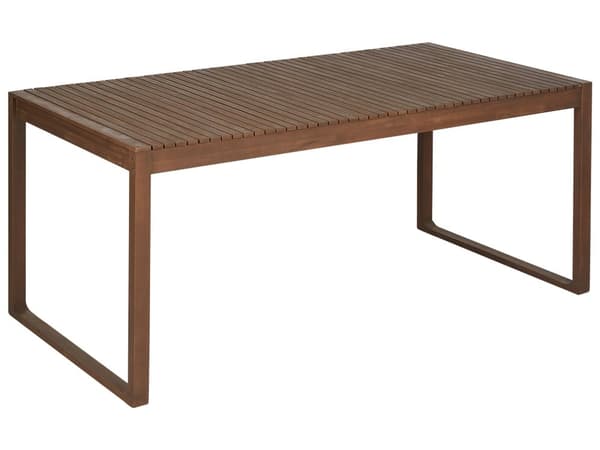 Spisebord Mørkt Spisebord Akasietre 180 x 90 cm Rektangulær Topp Rustikk Stil