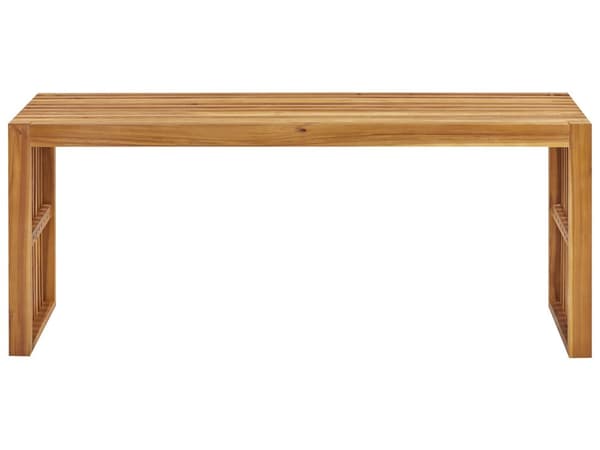 Spisebord Massivt Tre Lys Akasie 150 x 35 cm 4 Seter Rektangulært Innendørs Utendørs Rustikk