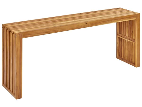 Spisebord Massivt Tre Lys Akasie 150 x 35 cm 4 Seter Rektangulært Innendørs Utendørs Rustikk