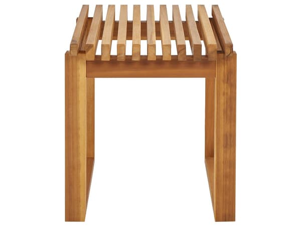 Bistro-kaffebord i Lyst Akasietre 40 x 40 cm Kvadratisk Lite Rustikt Moderne