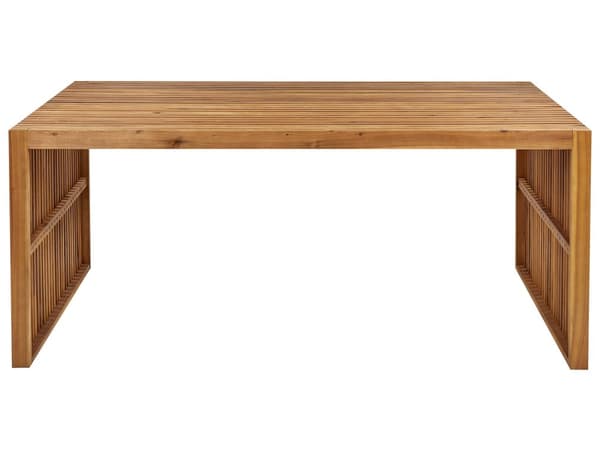 Hagebord Lyst akasietre 180 x 90 cm 6 personer Moderne design Spisebord Hagemøbler Utendørs