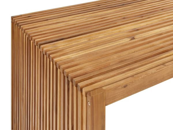 Hagebord Lyst akasietre 180 x 90 cm 6 personer Moderne design Spisebord Hagemøbler Utendørs
