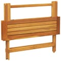 Miniatyrbilde 6 av 10: vidaXL Sammenleggbart hagebord 90x52,5x65 cm heltre akasie