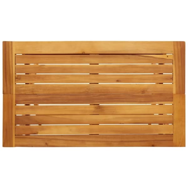 vidaXL Sammenleggbart hagebord 90x52,5x65 cm heltre akasie