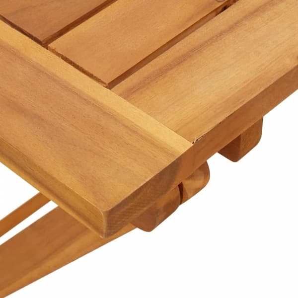 vidaXL Sammenleggbart hagebord 90x52,5x65 cm heltre akasie