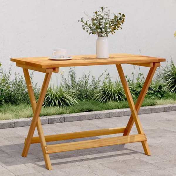 vidaXL Sammenleggbart hagebord 90x52,5x65 cm heltre akasie
