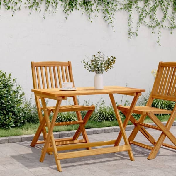 vidaXL Sammenleggbart hagebord 90x52,5x65 cm heltre akasie