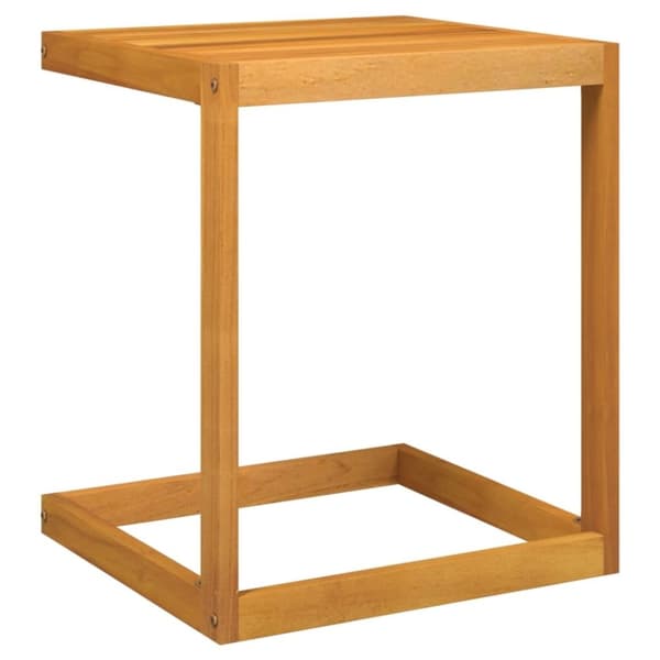 vidaXL C-formet bord 42x40x50 cm massivt akacietræ