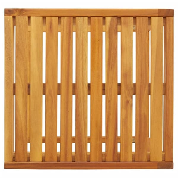 vidaXL C-formet bord 42x40x50 cm massivt akacietræ