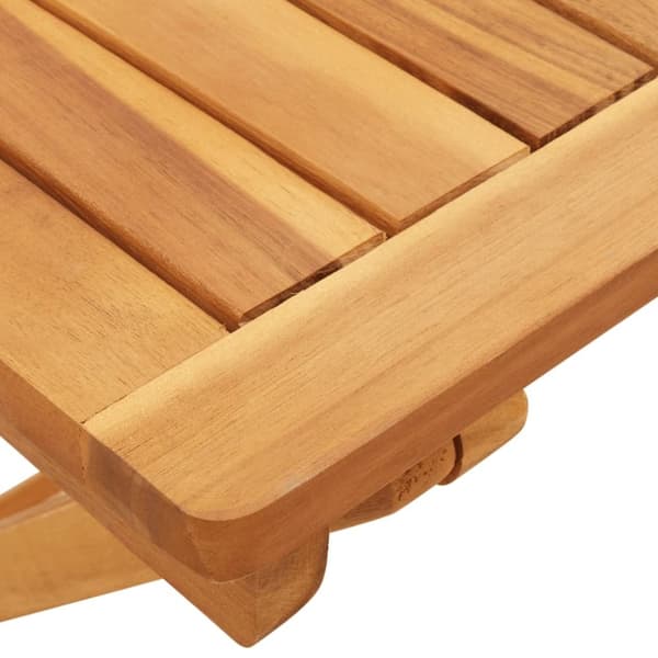 vidaXL Hopfällbart trädgårdsbord 50x50x50 cm massivt akaciaträ