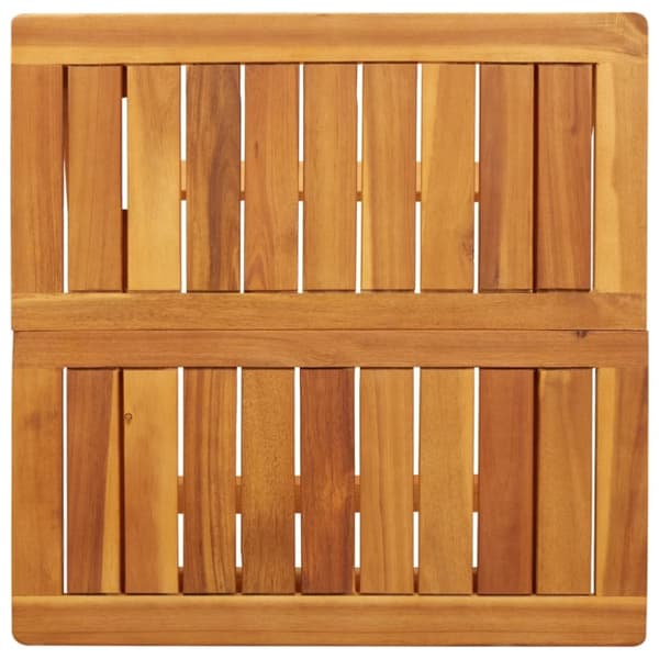 vidaXL foldbart havebord 50x50x50 cm massivt akacietræ
