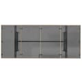 Miniatyrbillede 6 af 11: vidaXL havebord med glastop 190x80x75 cm polyrattan beige