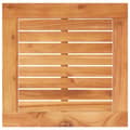 Miniatyrbillede 7 af 11: vidaXL havebord 38x38x42 cm polyrattan og akacietræ sort