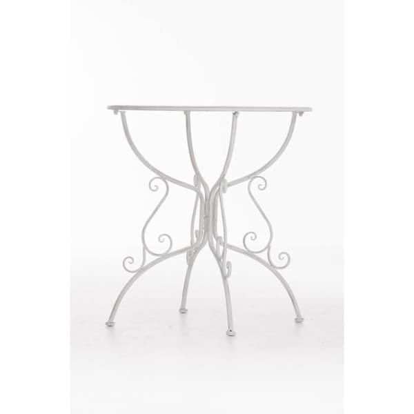 Trädgårdsbord - CLP - AMANDA - Ø 70 cm - 6 färger - Smide - Utomhus