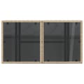 Miniatyrbillede 8 af 11: vidaXL havebord med glastop 100x55x73 cm polyrattan beige