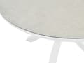 Miniatyrbilde 6 av 8: Hagebord Svart Grå Aluminium Glass ø 120 cm 4 personer Spisebord Utendørs Moderne