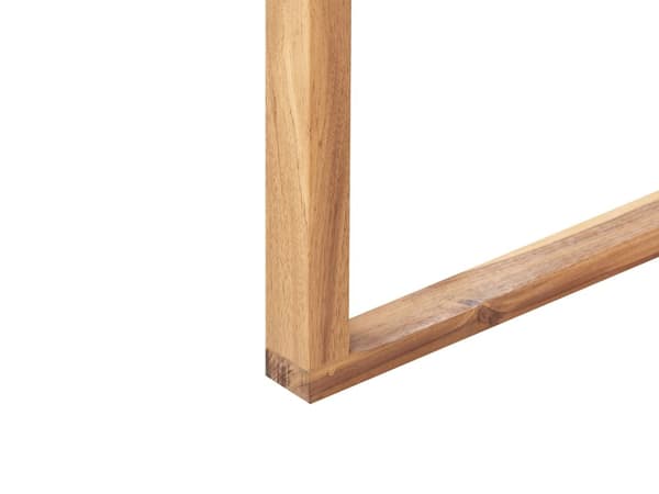 Spisebord Hage Sertifisert Akasietre 180 x 90 cm Rektangulær topp Rustikk stil