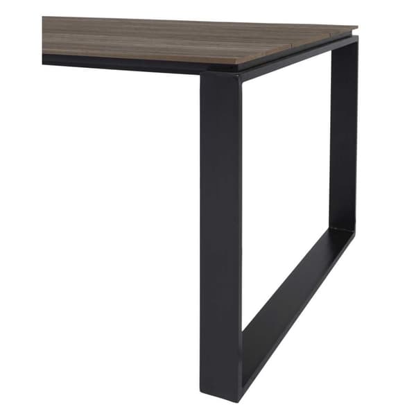 Martinus hagebord 100x210cm svart,brun.