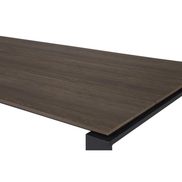 Martinus hagebord 100x210cm svart,brun.