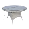 Pikkukuva 6 / 6: Puutarhapöytä ASCOT Ø121xK75cm, harmaa