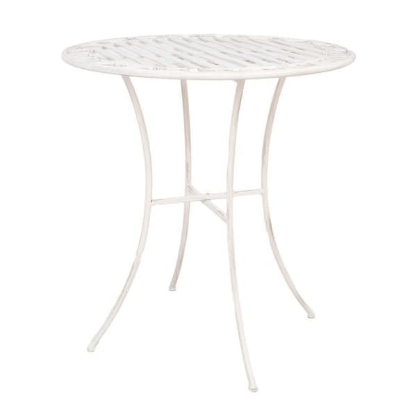 Puutarhapöytä JASMINE 70xK75cm, valkoinen