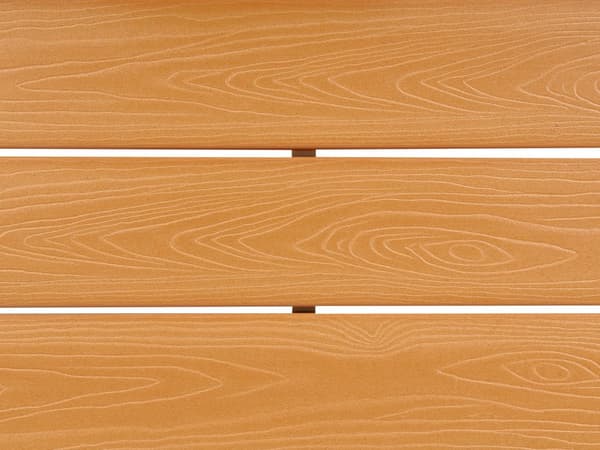 Hagebord Lyst Syntetisk Tre 74 x 74 cm Bordplate med Lameller Metallramme