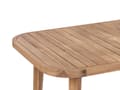 Pikkukuva 5 / 7: Puutarhapöytä vaalea sertifioitu akaasia puu 180 x 90 x 77 cm kuudelle hengelle ovaali rustiikkinen tyyli