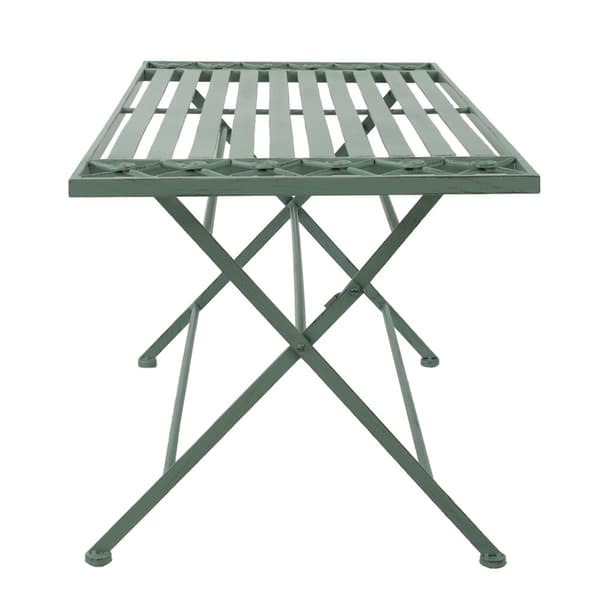 Sohvapöytä MINT 100x50xH49cm, takorautarunko, vihreä