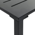 Miniatyrbillede 8 af 9: vidaXL barbord 100x100x110 cm pulverlakeret stål sort