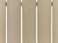Miniatyrbilde 8 av 8: Utendørs sidebord Lyst tre Hvit 60 x 35 cm Bordplate i syntetisk tre Ramme i aluminium Moderne design Hagebord Hagemøbler