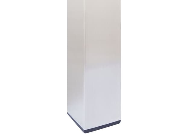 Hagebord Light Certified Teak Wood Stainless Steel Silver Frame Rektangulært 200 x 90 cm Klassisk Tradisjonell Utendørs Design