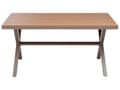 Miniatyrbild 8 av 11: Trädgårdsmatbord Taupe Aluminiumram 4-6 Sittplatser Väderbeständigt Utomhus Uteplats
